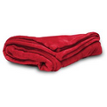 Red Micro Fleece Throw Blanket